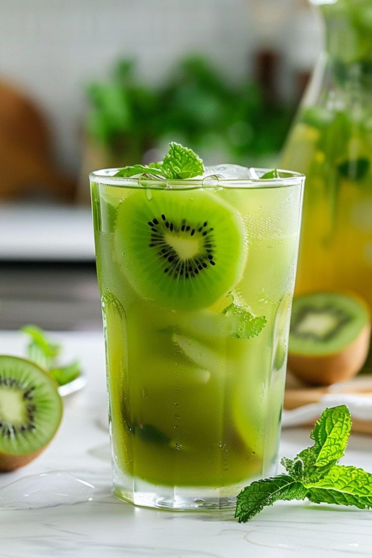 Kiwi Iced Tea