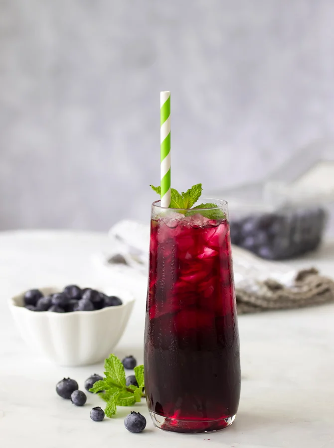 Blueberry Iced Tea