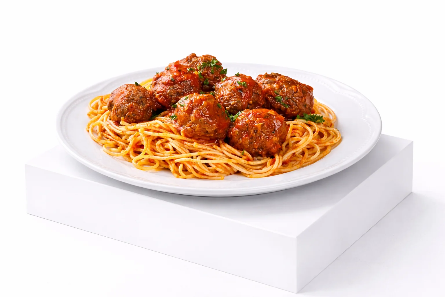Spaghetti Pasta with Meat Balls