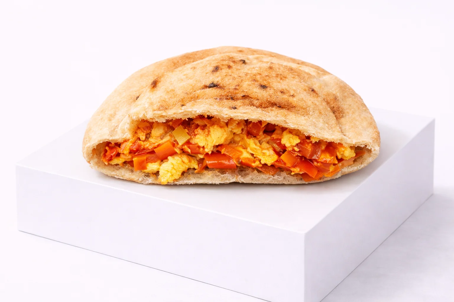 Pastrami Eggs (Baladi Bread)