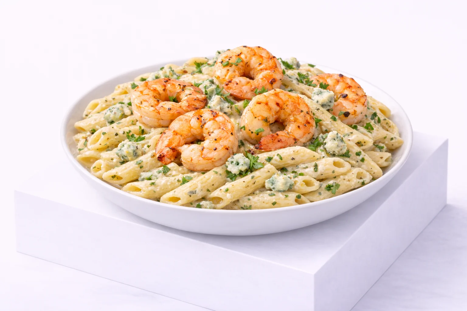 Shrimp Pesto Pasta